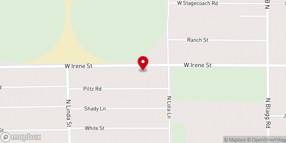 Map showing location of St. Martin’s in the Desert Episcopal Church
