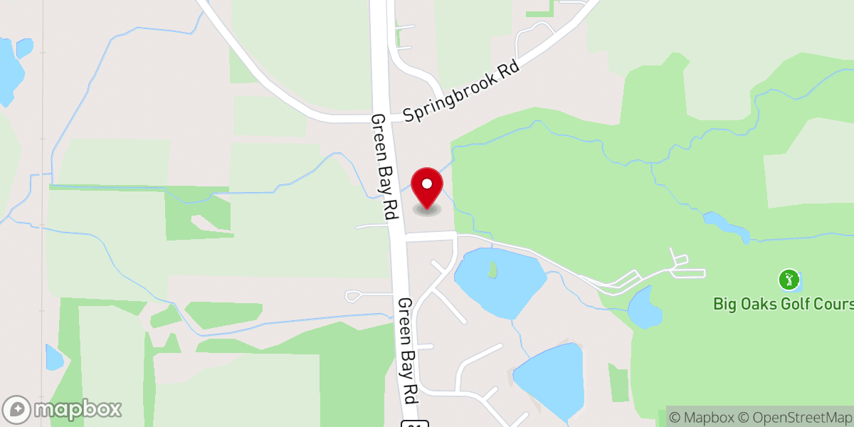 Map showing location of Pleasant Prairie Baptist