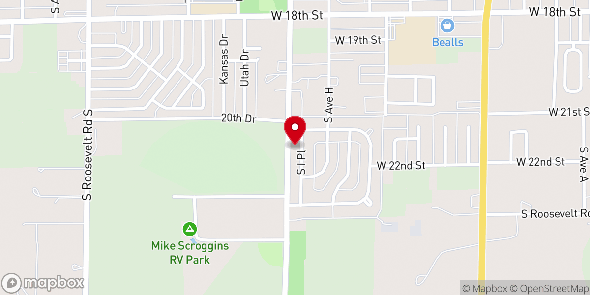 Map showing location of Uncle Mike's