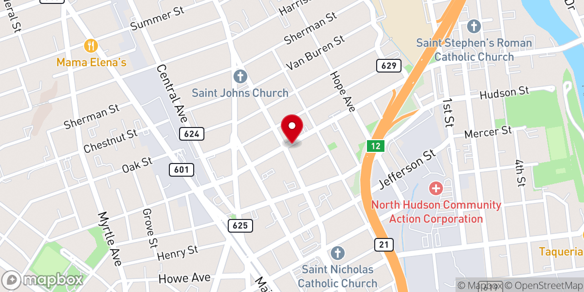 Map showing location of International Ministry Emanuel