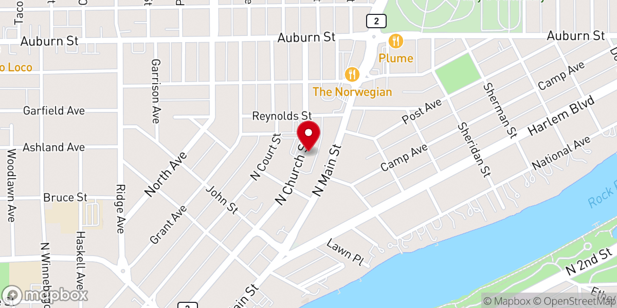 Map showing location of Cathedral of St. Peter