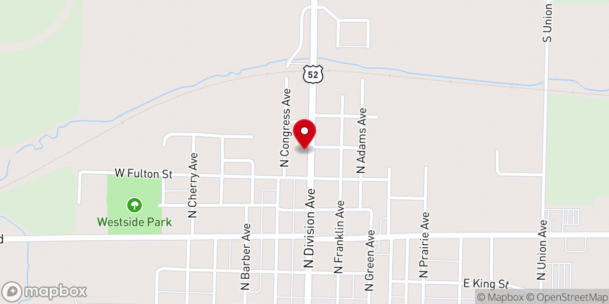 Map showing location of New View Healing Ministries