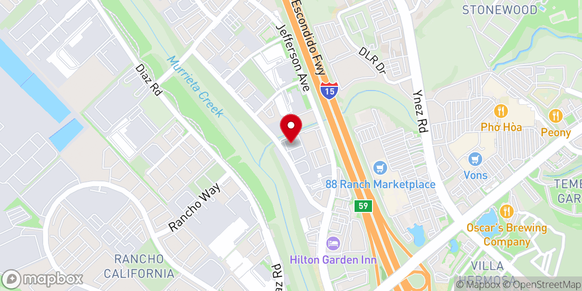 Map showing location of Southwest Christian Church