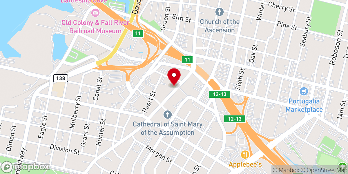 Map showing location of Great Feast of Holy Ghost NE