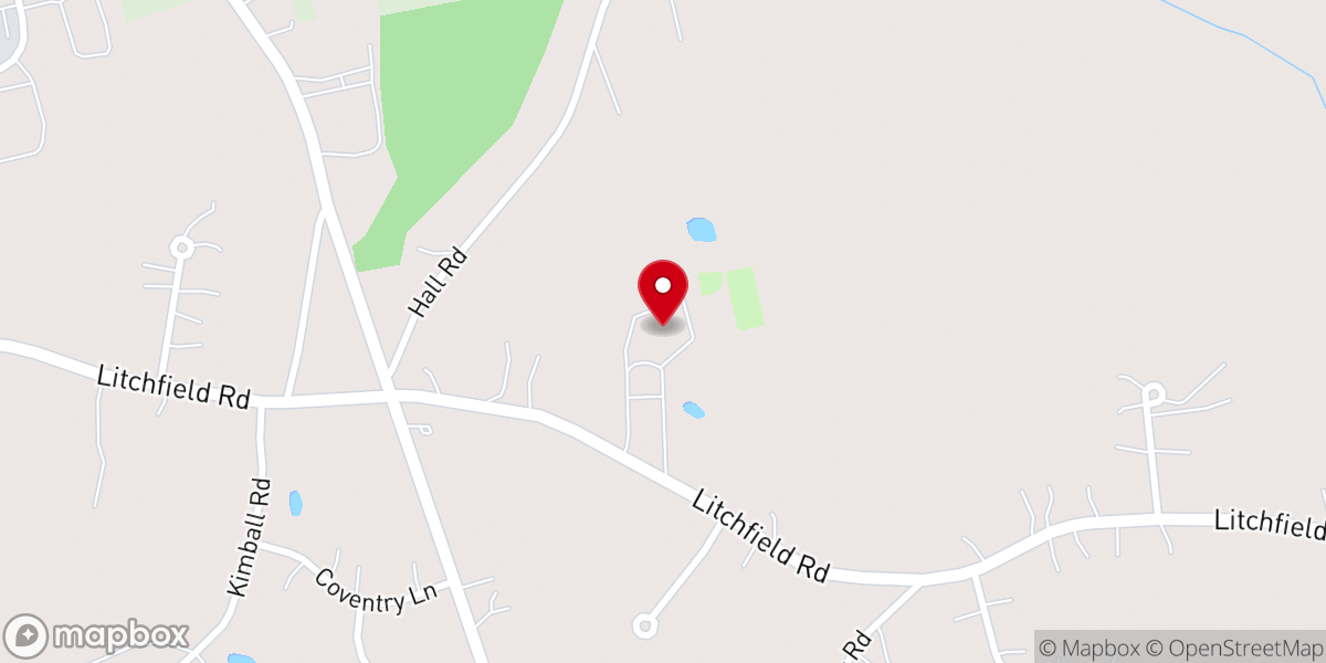 Map showing location of Victory Baptist Church