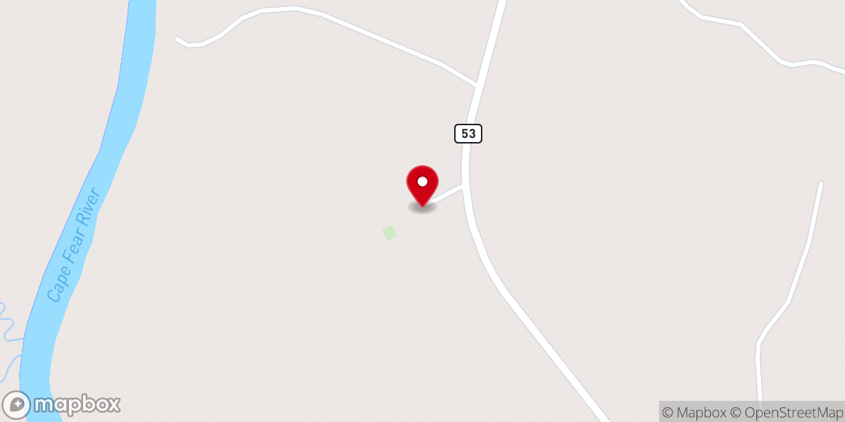 Map showing location of Zion Chapel A.M.E. Zion Church