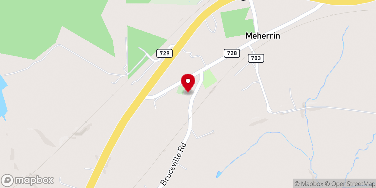 Map showing location of Sacred Heart Catholic Church