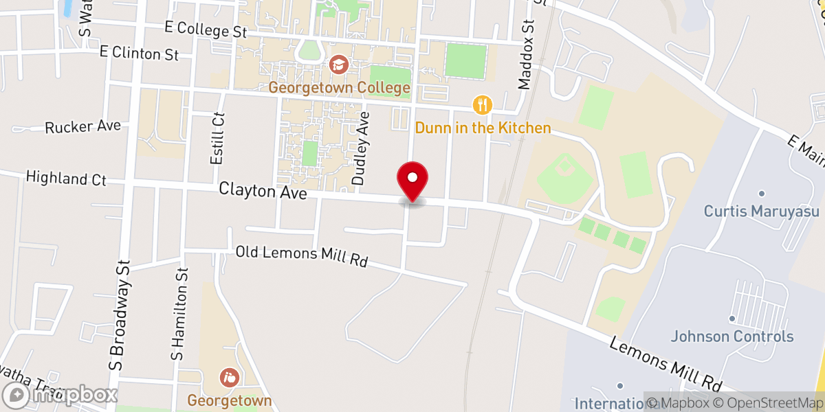 Map showing location of Bread of Life Lutheran Church