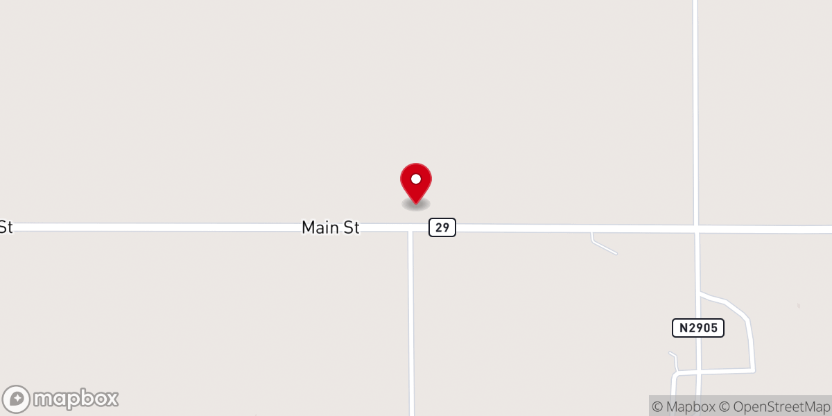 Map showing location of Bray Baptist Church