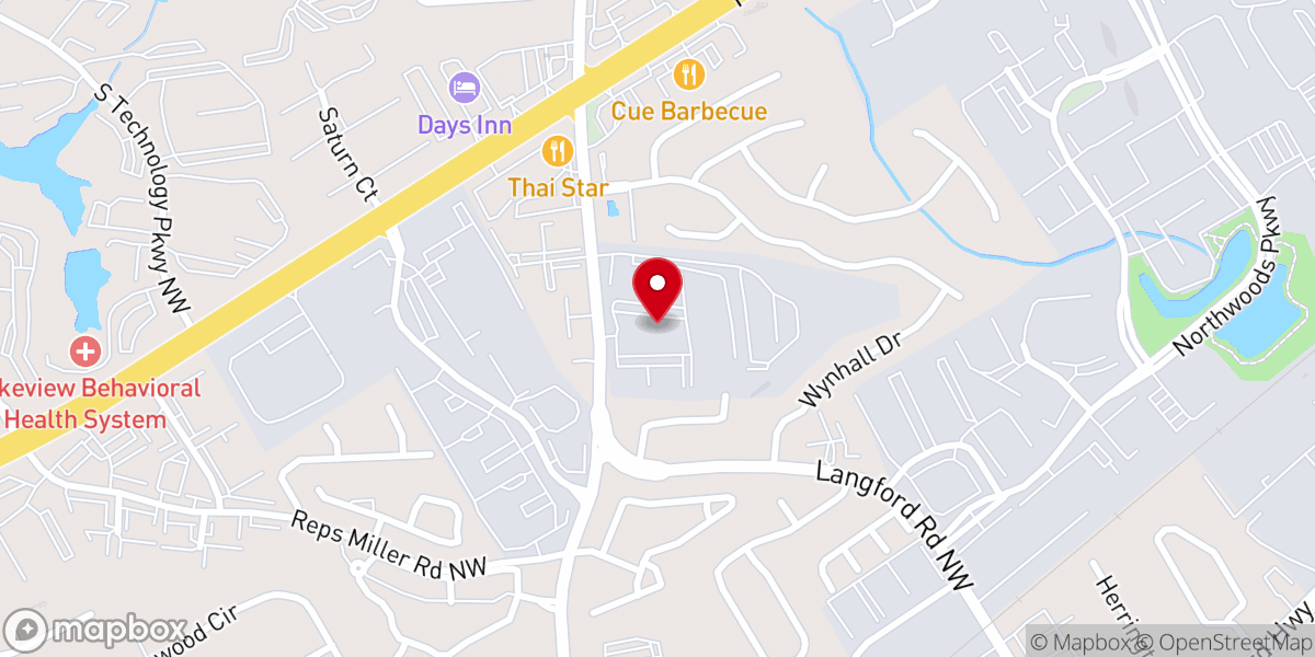 Map showing location of Karios Transformation Ministries Inc