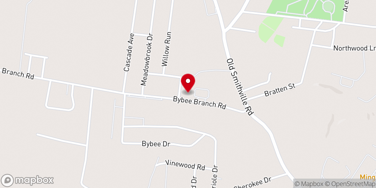 Map showing location of Way of the Cross Baptist Church
