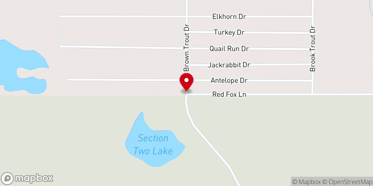 Map showing location of Silver Lake Family Fellowship