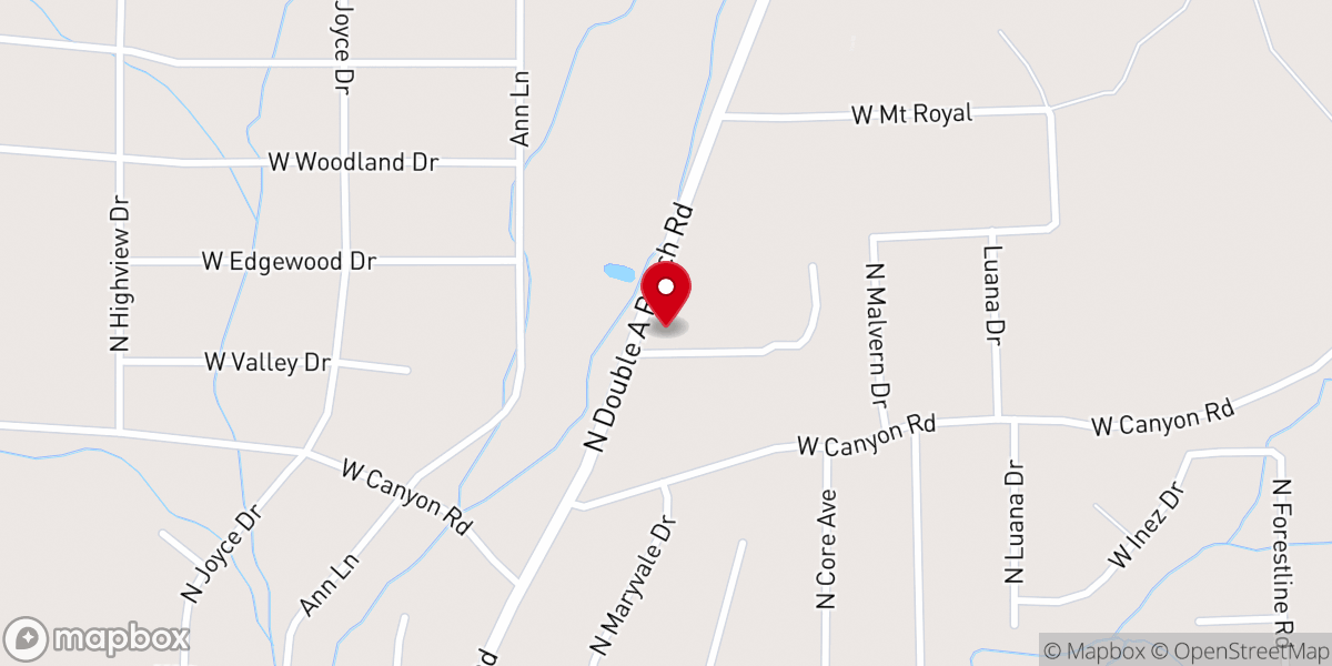 Map showing location of Pathway Chapel Ash Fork
