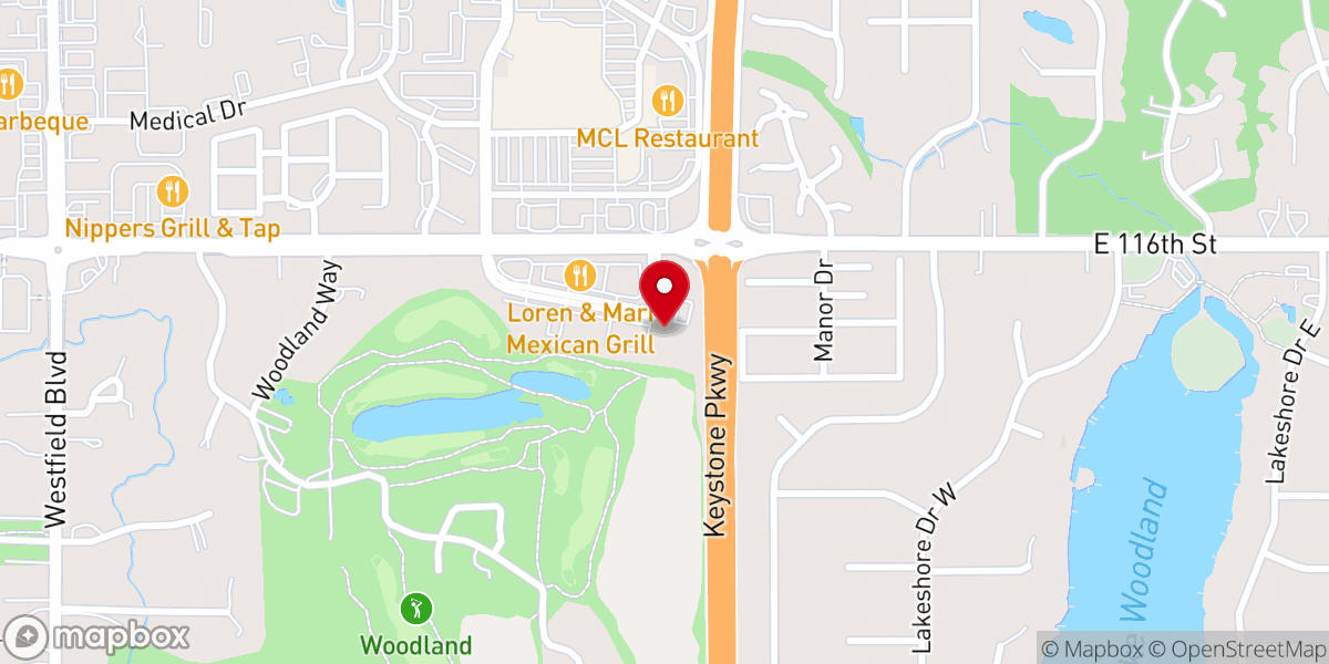 Map showing location of Mercy Road Church - Carmel