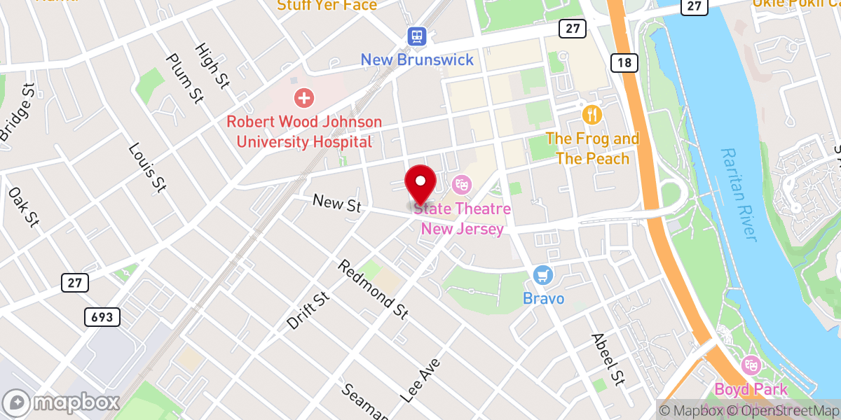 Map showing location of Emanuel Lutheran Church