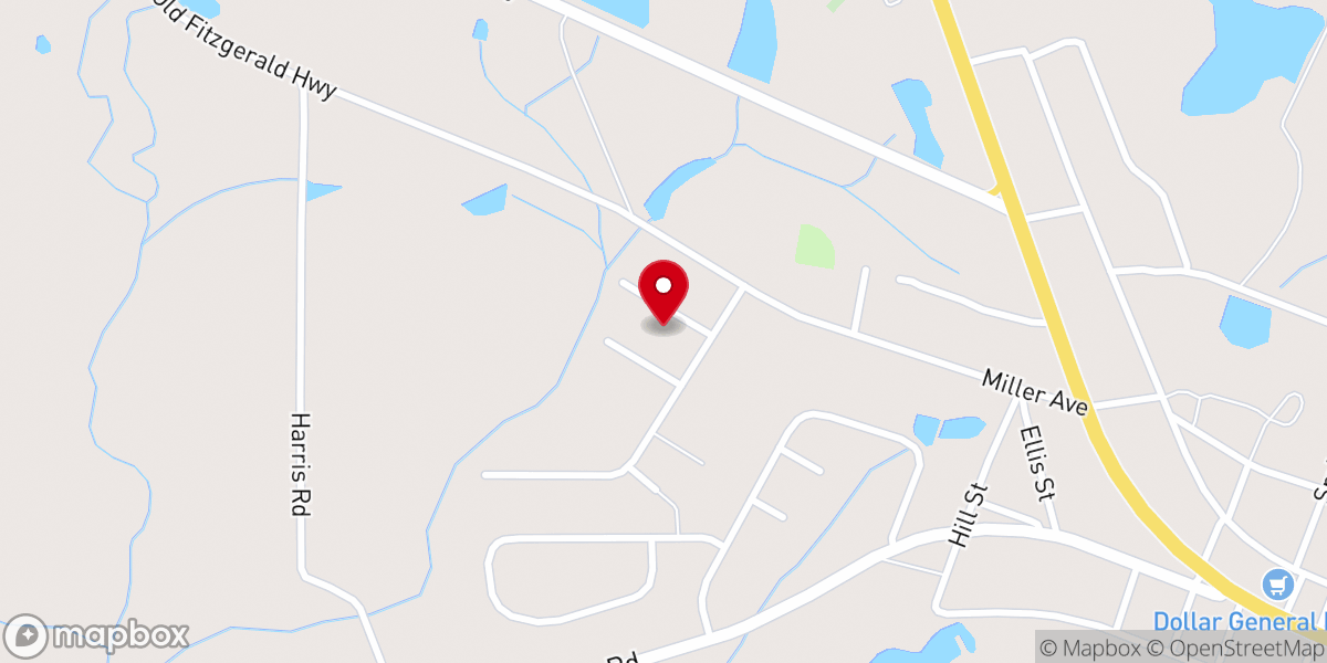 Map showing location of Broxton Church of God In Faith