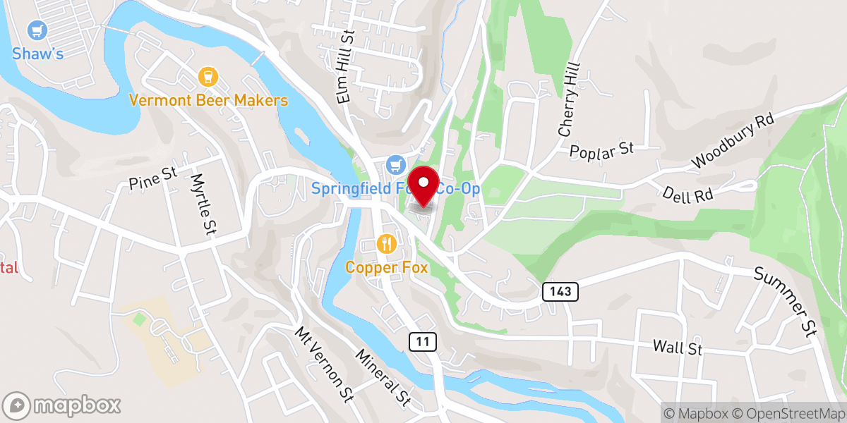 Map showing location of Holy Family Parish