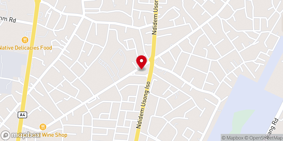 Map showing location of The Presbyterian Church of Nigeria, Old Town Parish