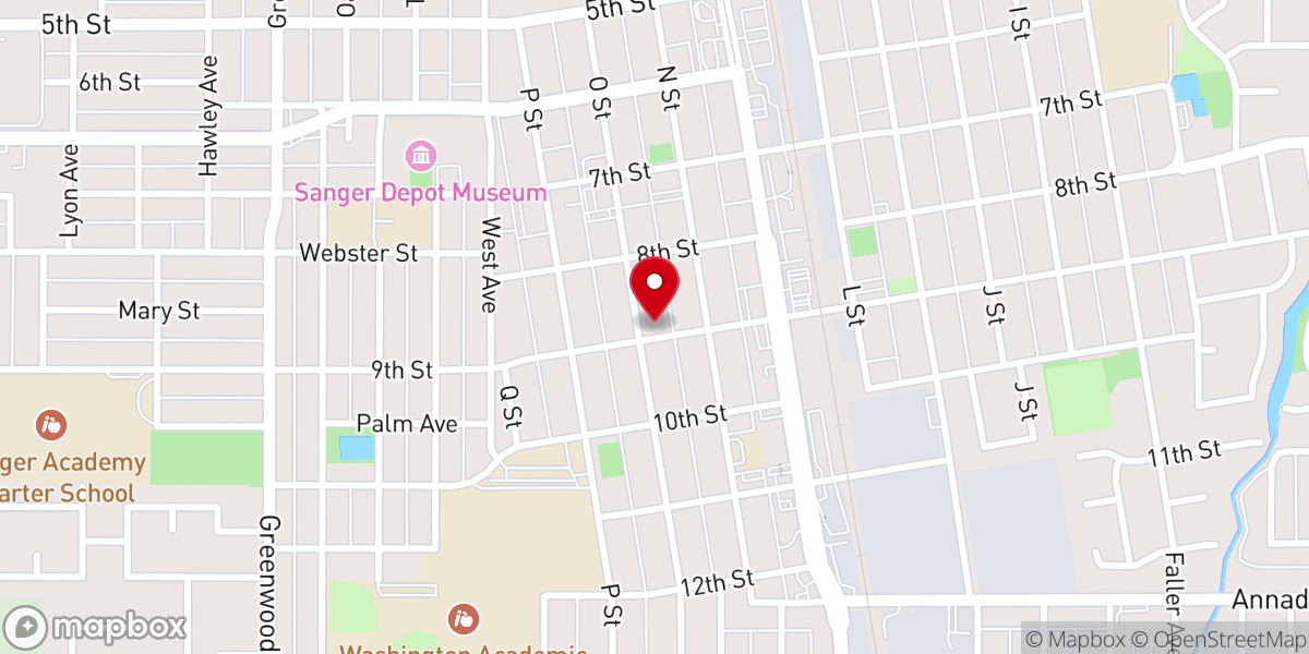 Map showing location of St. Mary's Parish -Old Church