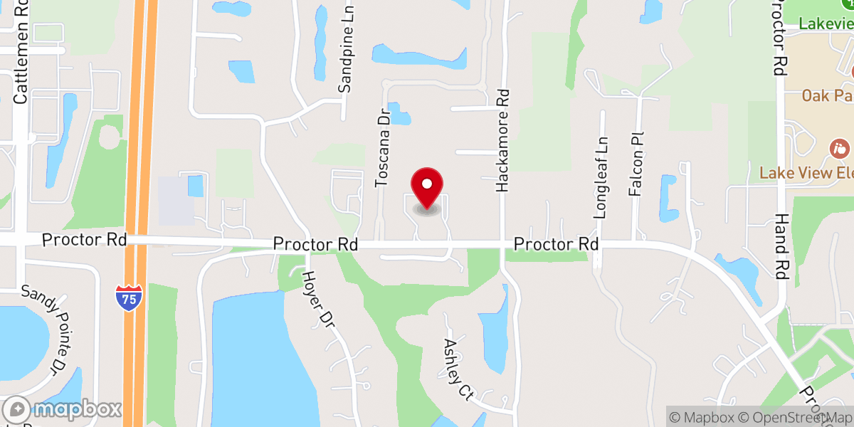 Map showing location of St. John's Global Methodist Church
