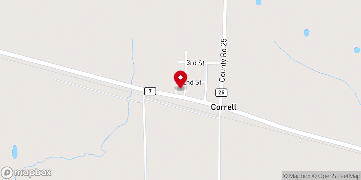 Map showing location of Grace Lutheran Church