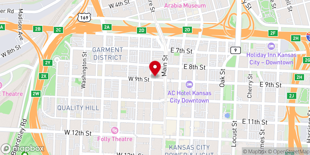 Map showing location of Our Lady of Ephesus Chapel
