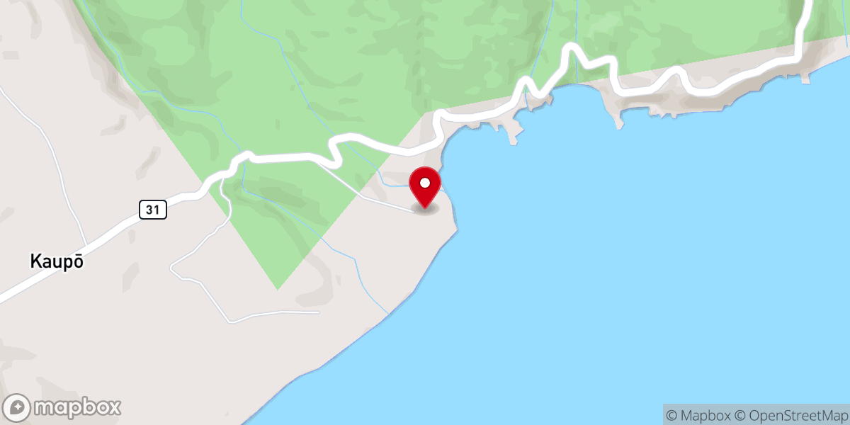 Map showing location of Huialoha Church (1859)