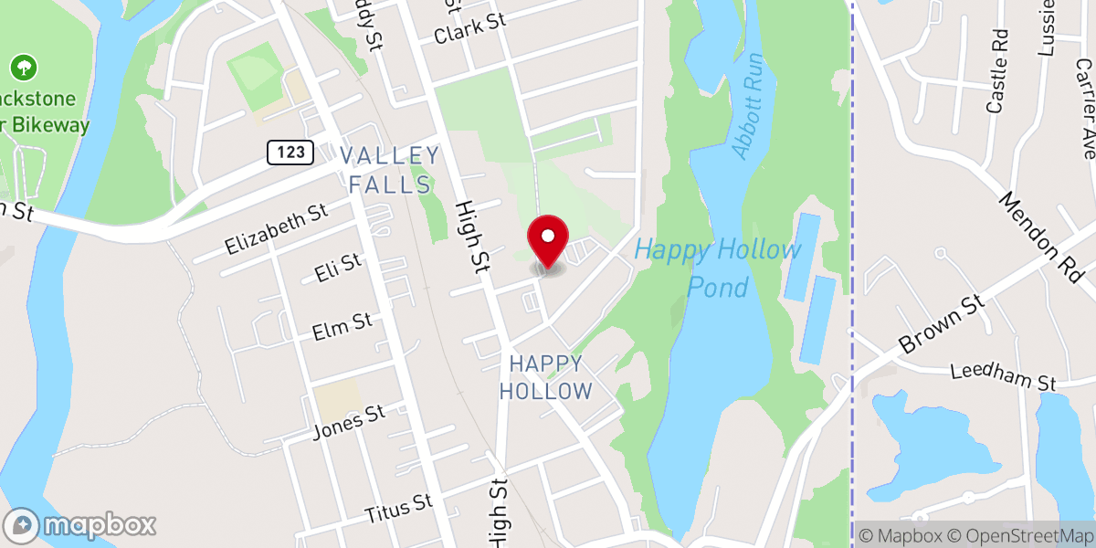Map showing location of Our Lady of Fatima Church