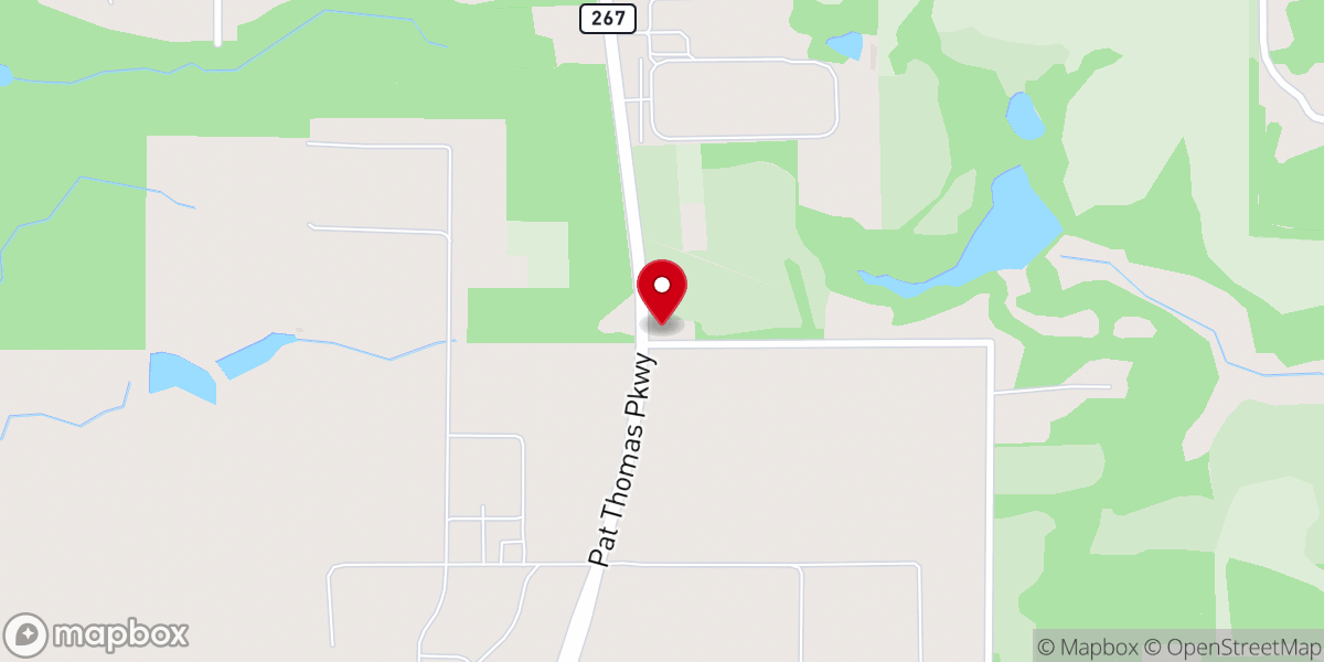 Map showing location of Light of the World Church