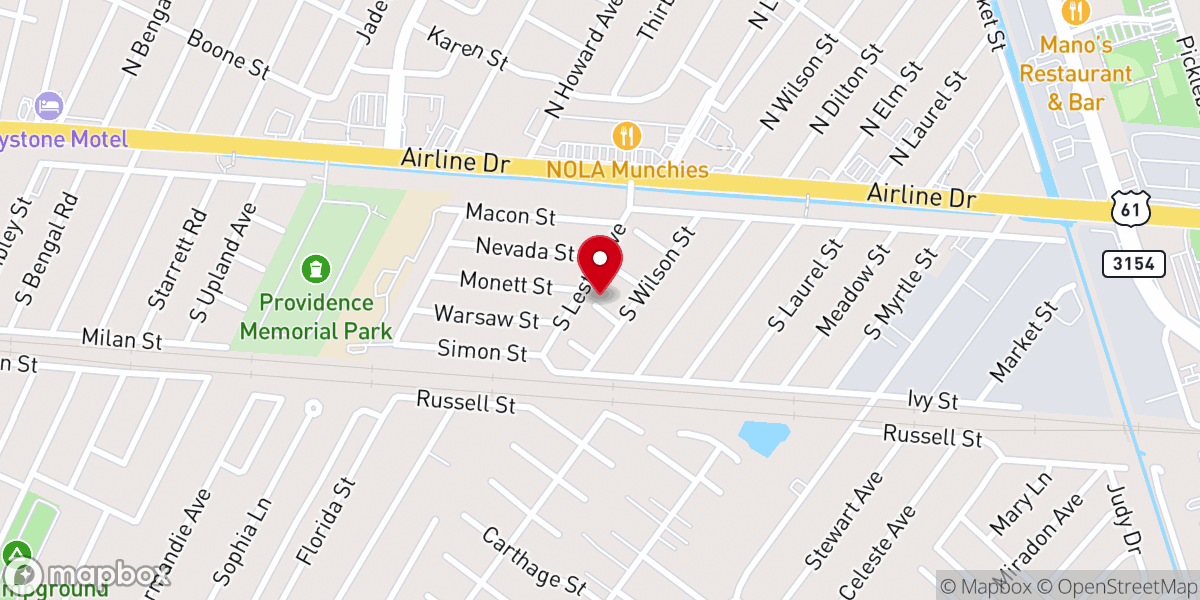 Map showing location of Lily Of The Valley Baptist Church