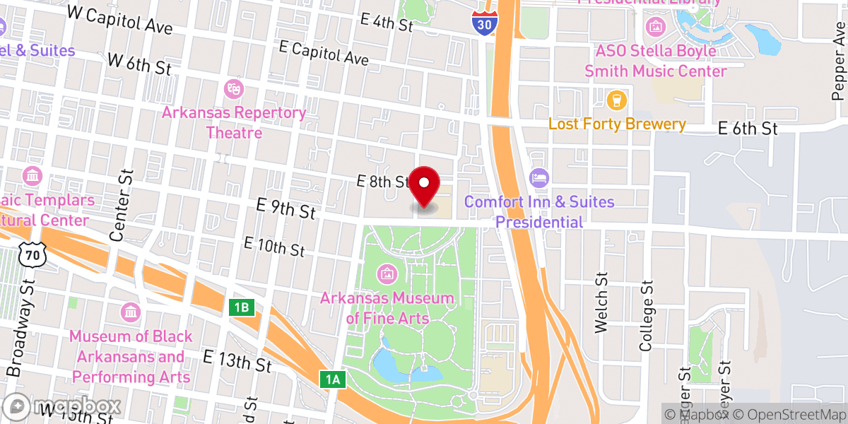 Map showing location of Saint Edward Catholic Church