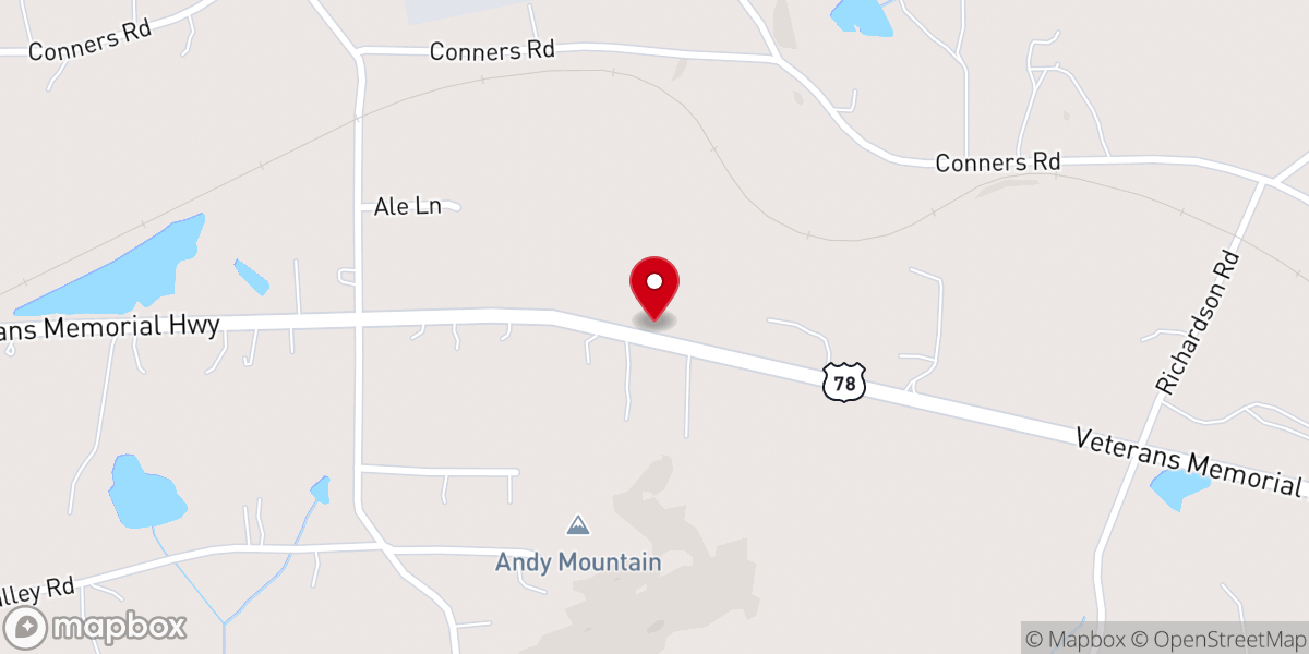 Map showing location of Freedom Mission Church