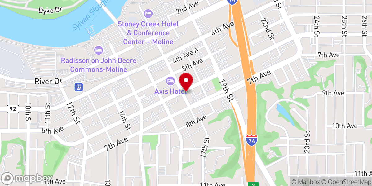 Map showing location of Community Christian Fellowship