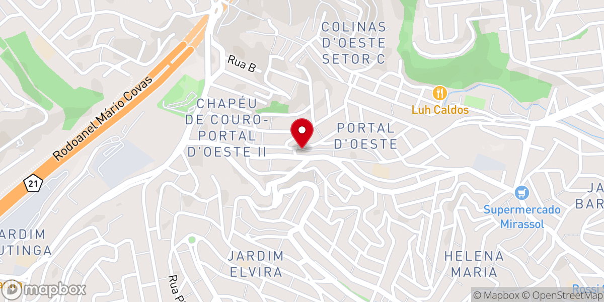Map showing location of Igreja Evangélica Pentecostal Cura E Libertação