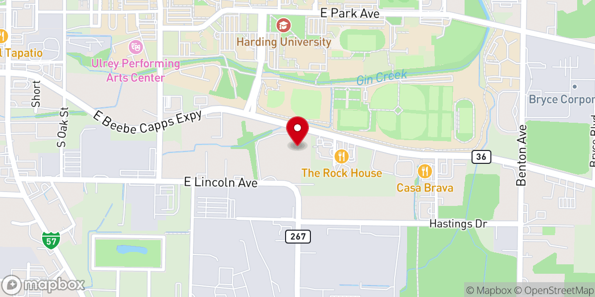 Map showing location of Scripture House Fellowship Inc