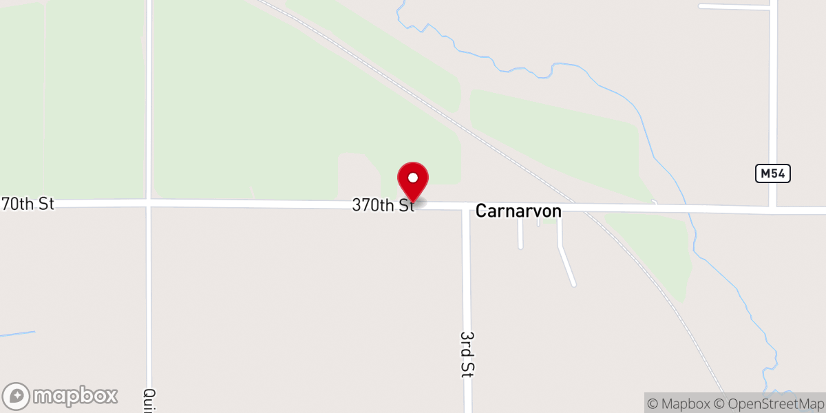 Map showing location of Emmanuel Presbyterian Church