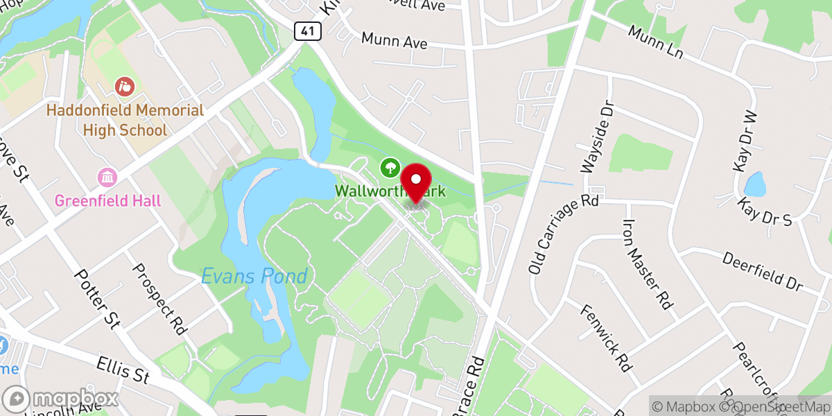 Map showing location of Challenge Grove Park