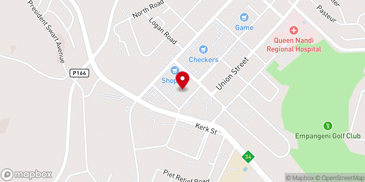 Map showing location of Holy Cross Anglican Church