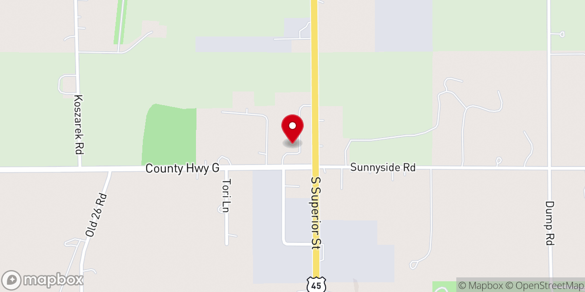 Map showing location of Faith Center Church