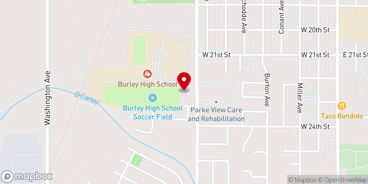Map showing location of LDS Seminary Classroom