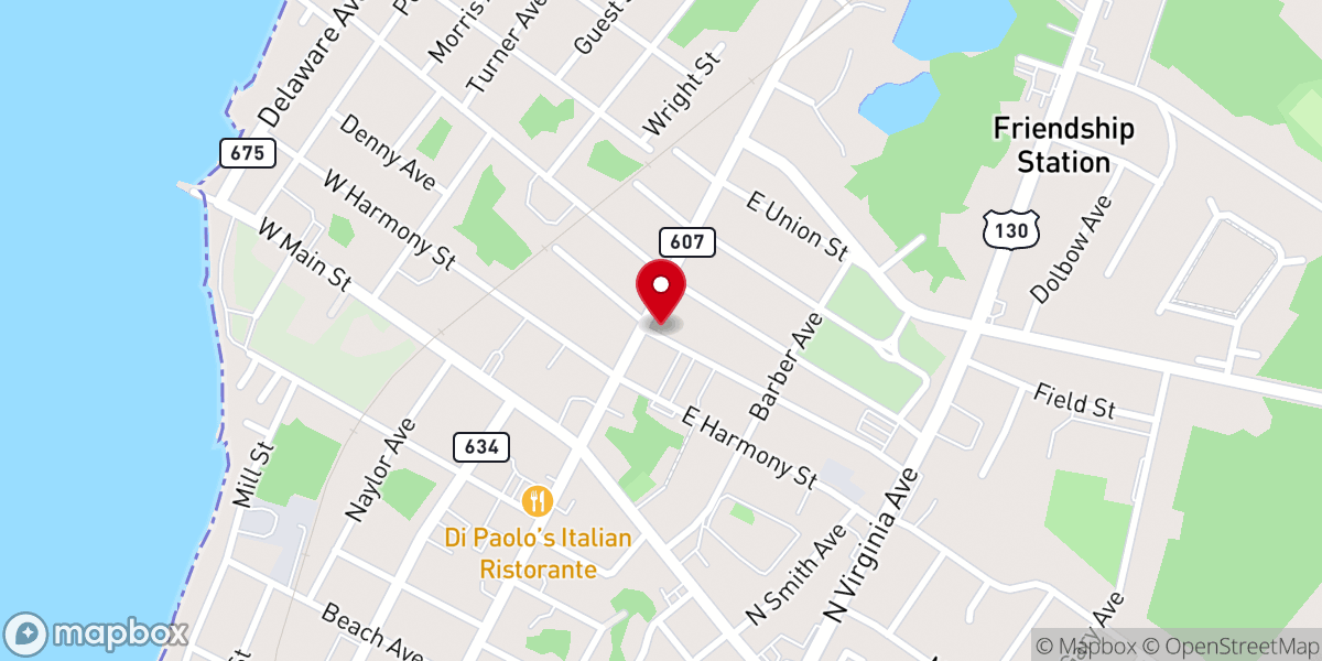 Map showing location of Bishop Freddy Washington "The Chief Apostle"