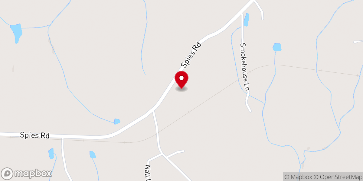 Map showing location of Guiding Light Baptist Church