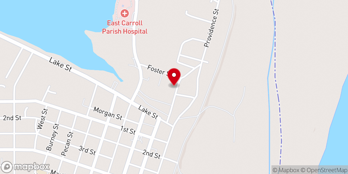 Map showing location of North Star Baptist Church