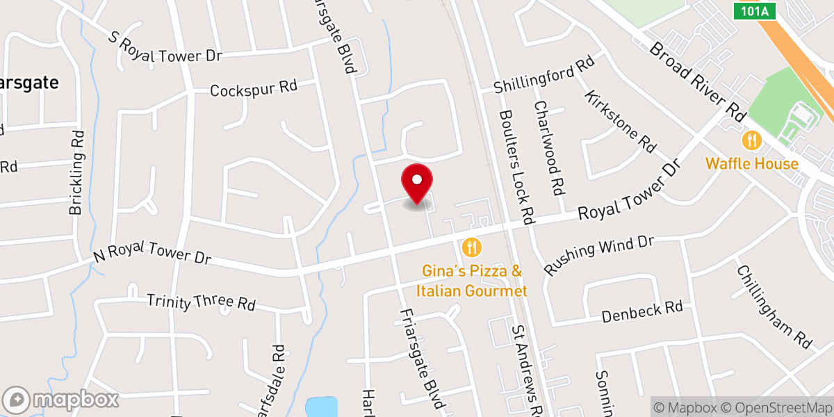 Map showing location of EMRG Church