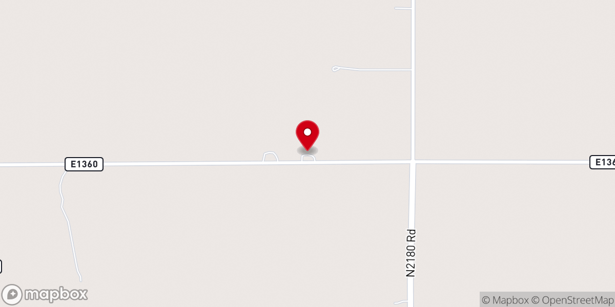 Map showing location of Red River Cowboy Church of Hobart
