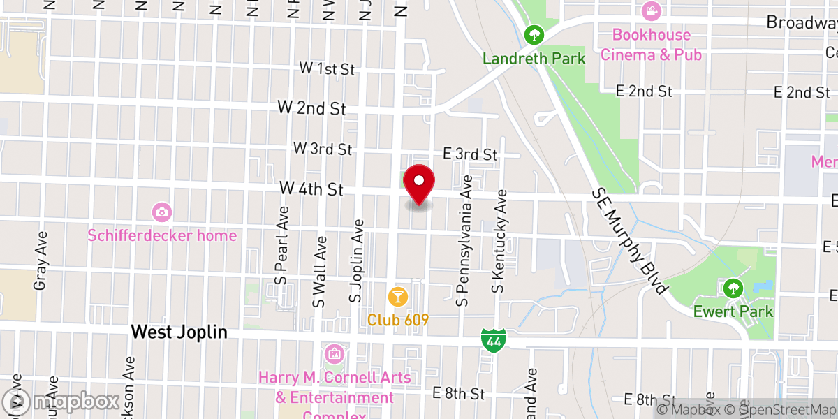 Map showing location of Christian Life Center