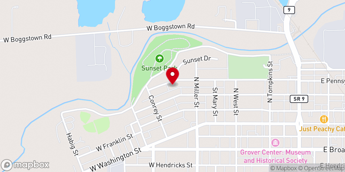 Map showing location of Faith Trinity Pentecostal Church