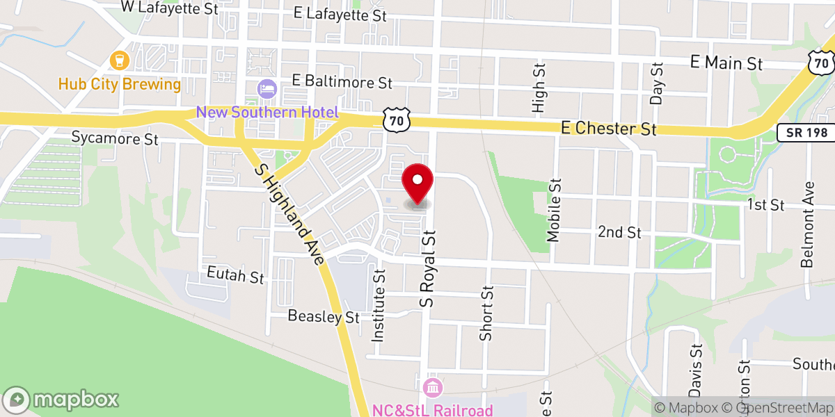 Map showing location of Inspiring Ministries International