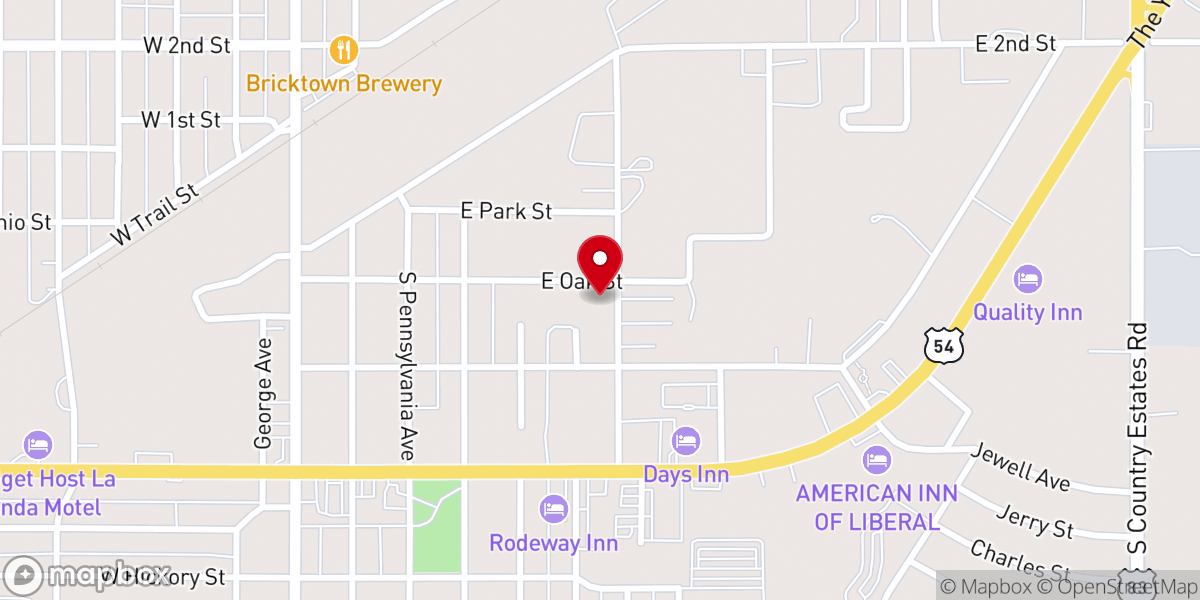 Map showing location of Risen Glory Church Inc