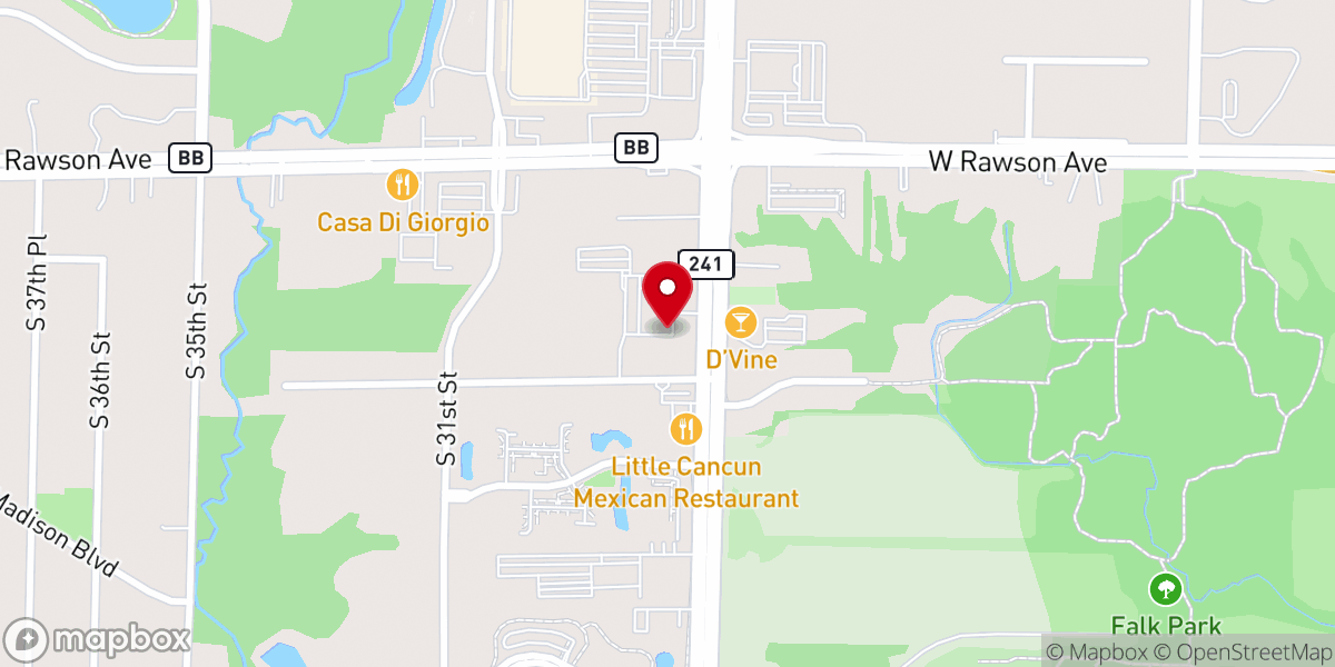 Map showing location of Saint James Catholic Church